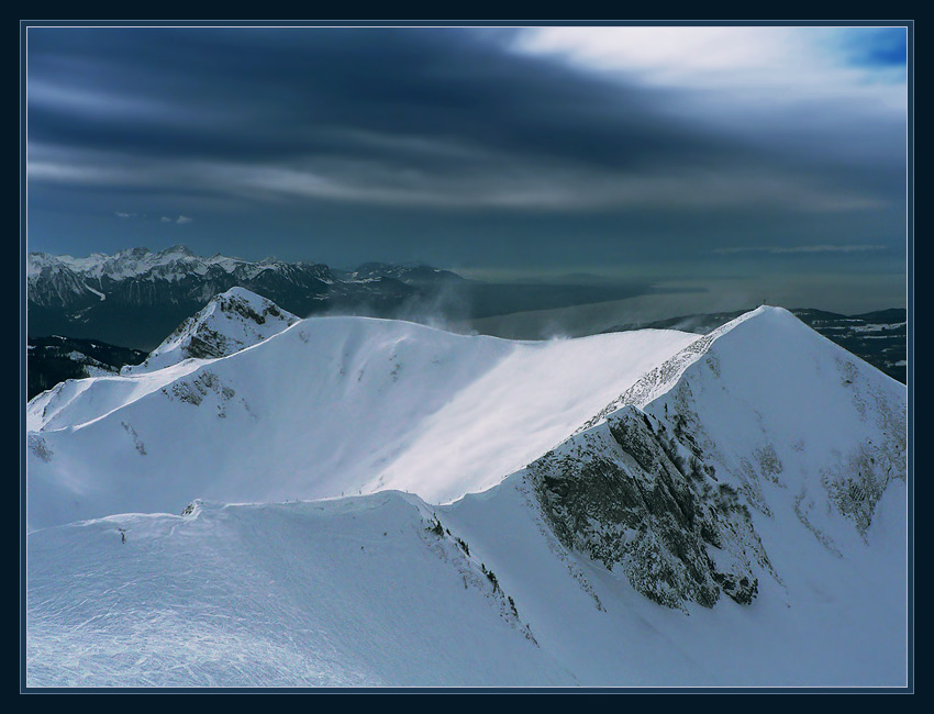 about wind and inconstancy of weather | snow, wind, winter, mountains, panorama