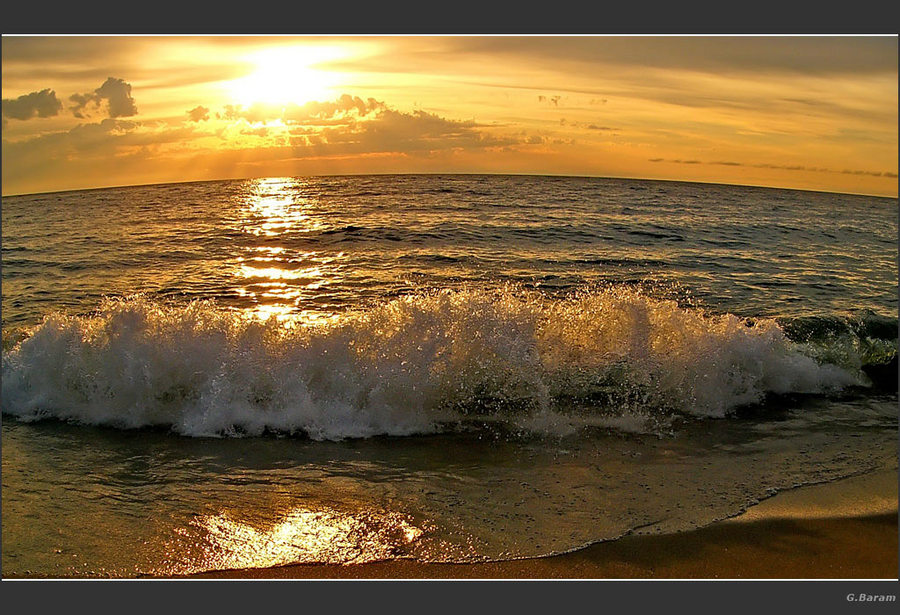 above baikal the sun rises... | foam, shore, waves, dawn, lake