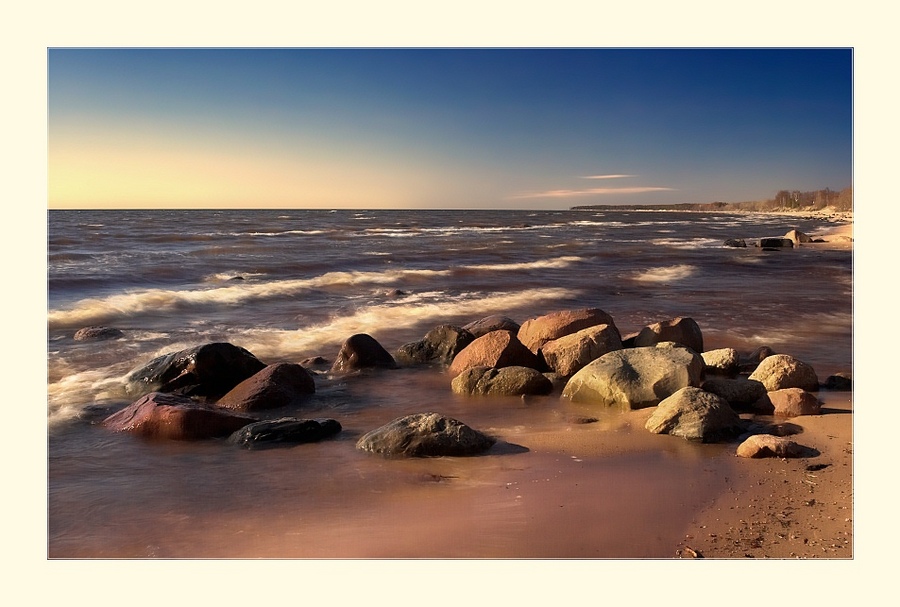 Baltica | waves, rocks, sea, shore, sand