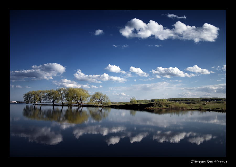 where the dreams lead | sky, clouds, reflection, lake