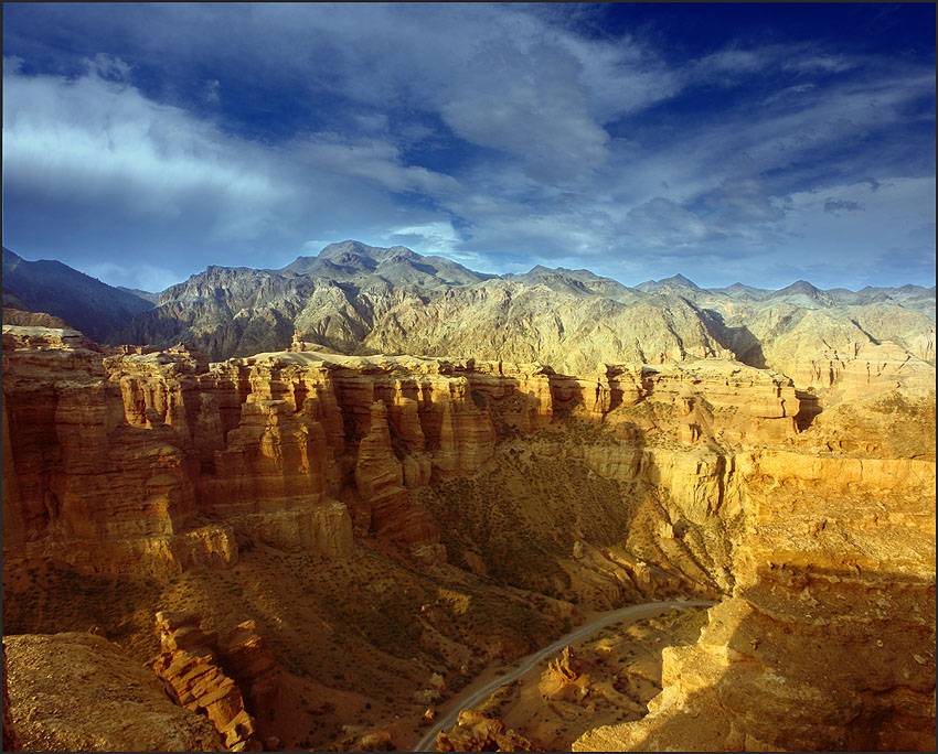 canyon | mountains, valley, sky, canyon, panorama