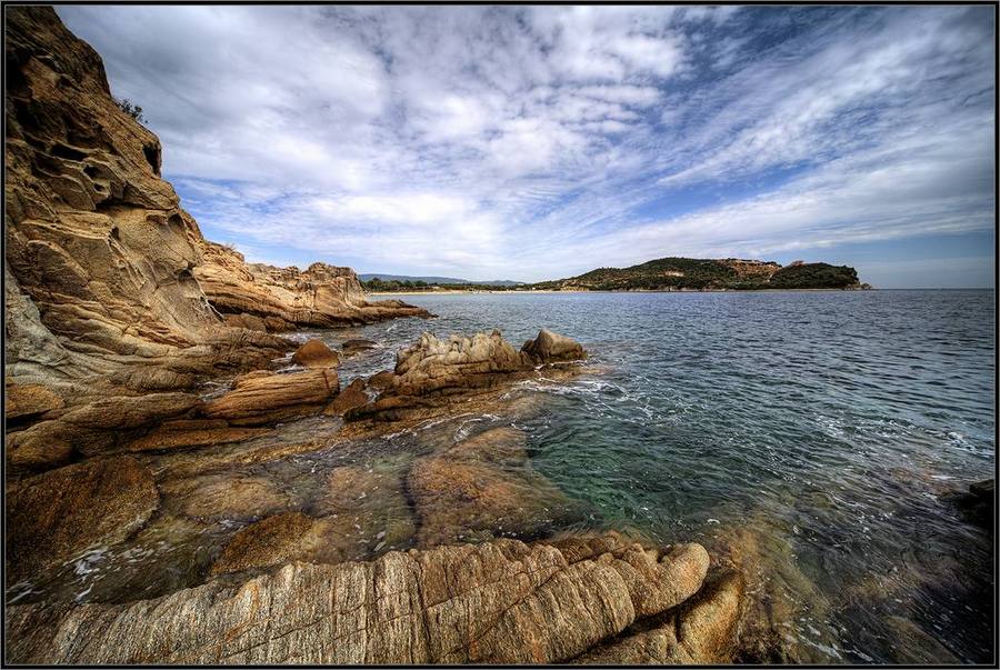 lagoon | hdr, sea, shore, lagoon, rock