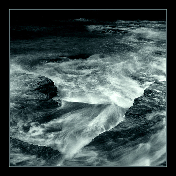 elements... | sea, foam, duotone, waves, rocks