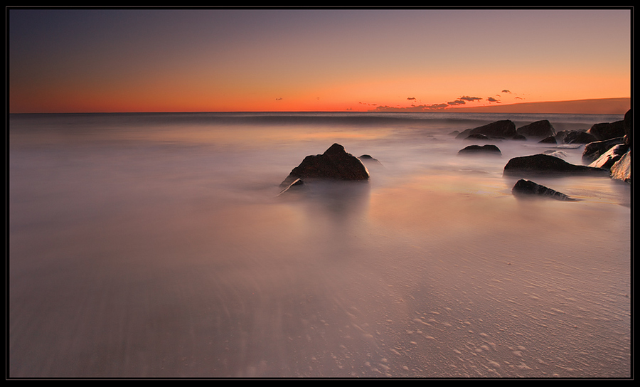 Water. Shore. Dawn | sea, dawn, rocks, foam, mist