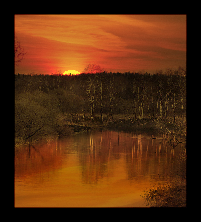meeting morning dawn | sun, dawn, lake, reflection, forest