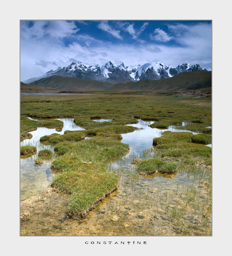 storm has passed | swamp, mist, mountains