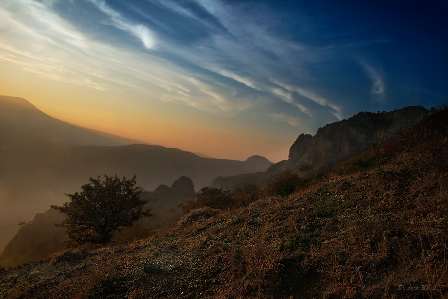 Valley of ghosts. Heavenly locks | mountains, ghosts, valley, sky, locks, autumn, Crimea
