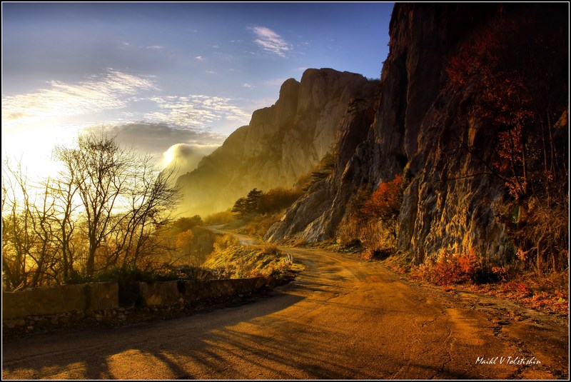 Road to Neverland | bright, road, light, rock, colourful