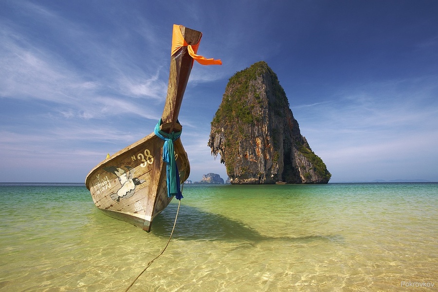 Vacation | boat, sand, sea, rock
