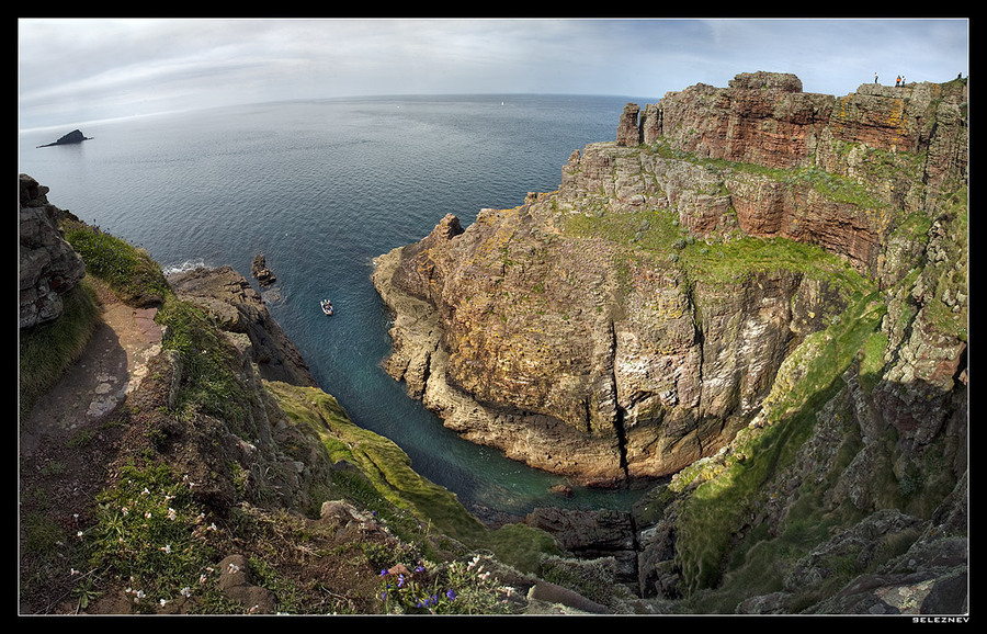 Beautiful Brittany | bay, sea, rock, yacht