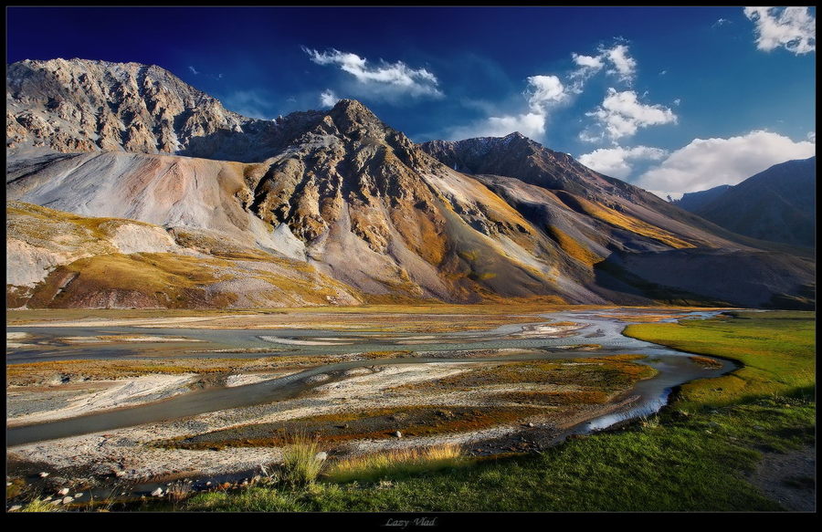 Mystery of highland roads | mountains, valley, spring, creek