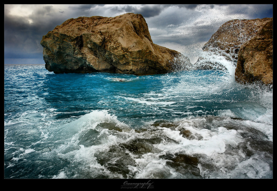 Oceanography | sea, foam, surf, rocks
