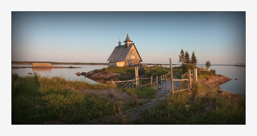 The Island series | church, lake, bridge