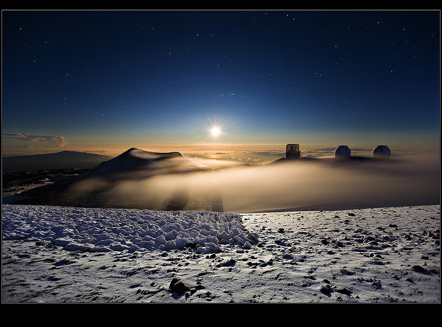 Space | sun, snow, desert, sky