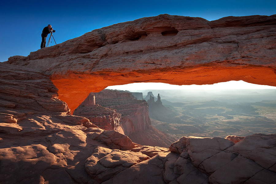 Own point of view | panorama, people, canyon, haze