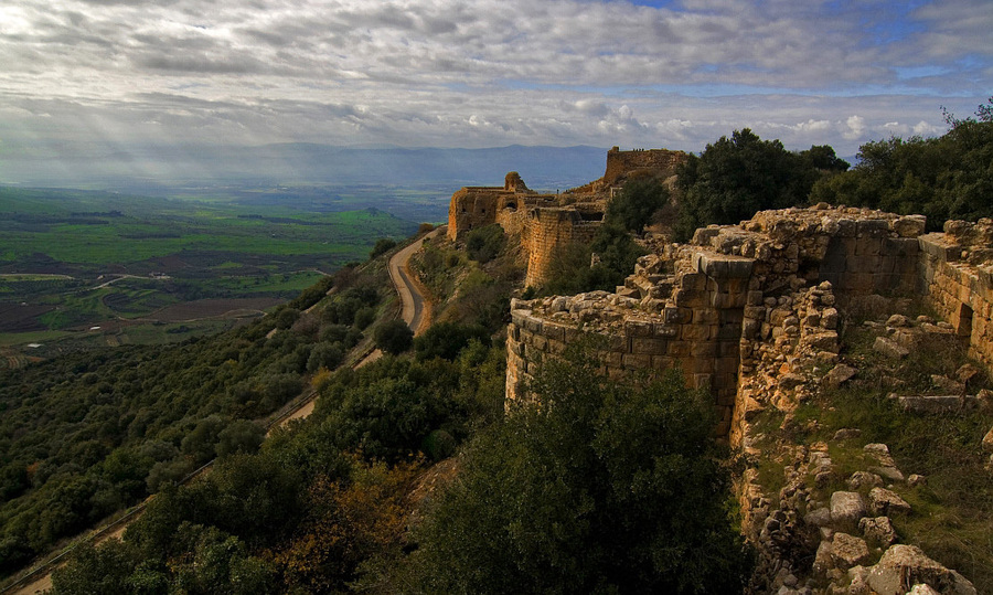 Nimrod | panorama, valley, ruins