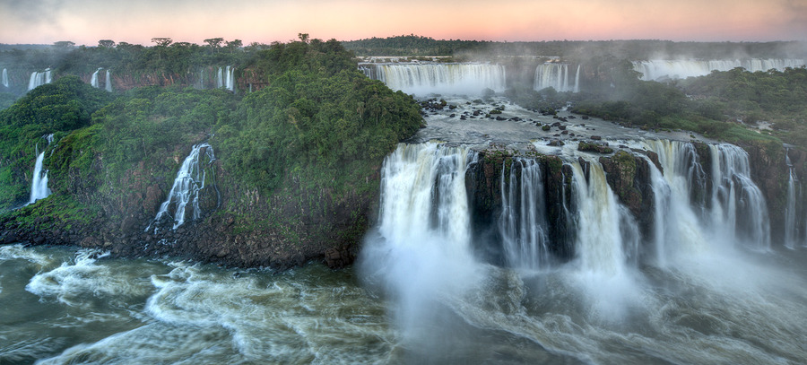 Kingdom of water | panorama, waterfall
