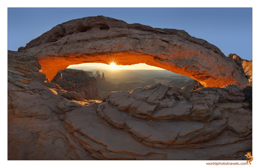 Another Mesa Arch sunrise | canyon, panorama, sun