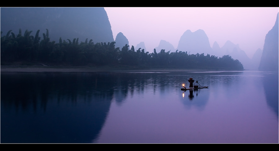 Moth | reflection, sunrise, river, fog