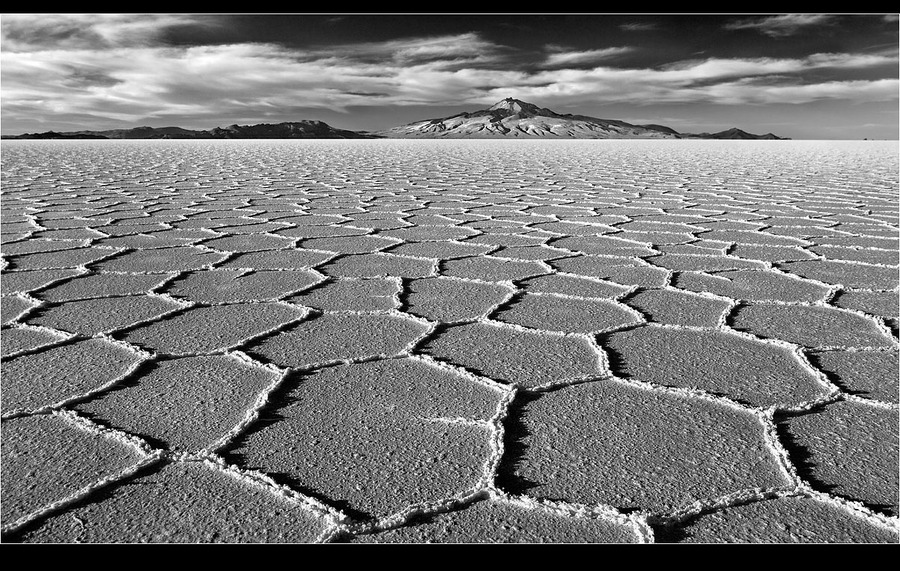 Natural geometry | black and white, saline