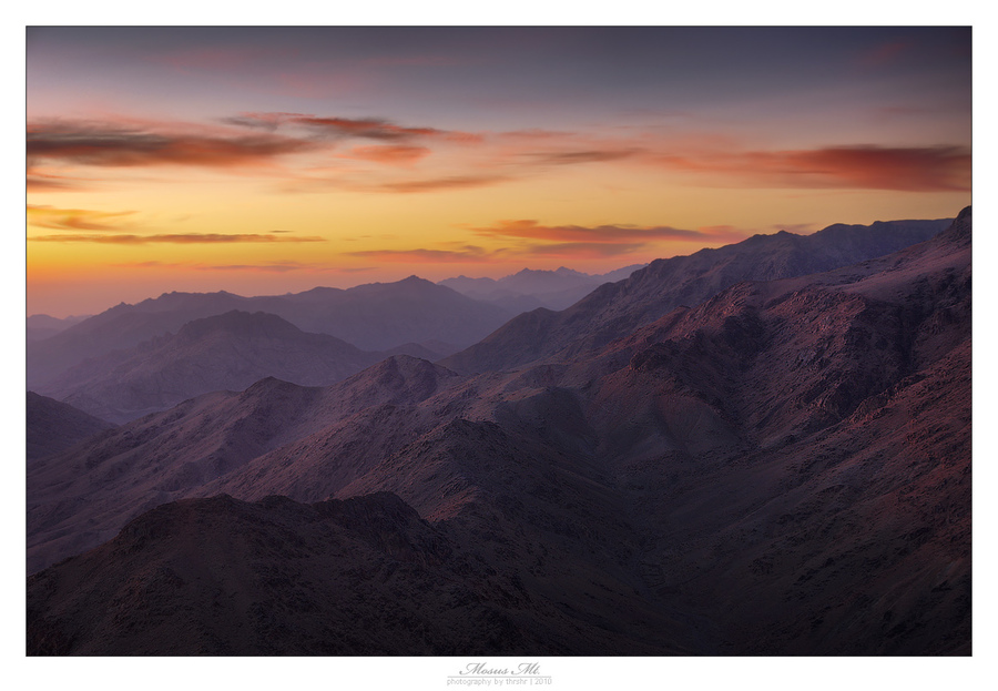 Mountains at dawn | mountains, sunrise, morning, Egypt 