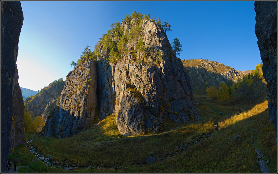 majestic canyon | valley, rocks, rocks, pine