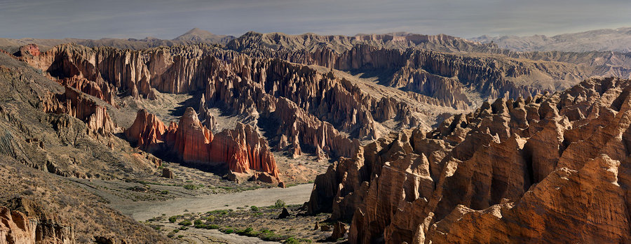 Moon Valley. Bolivia | mountains, valley, road