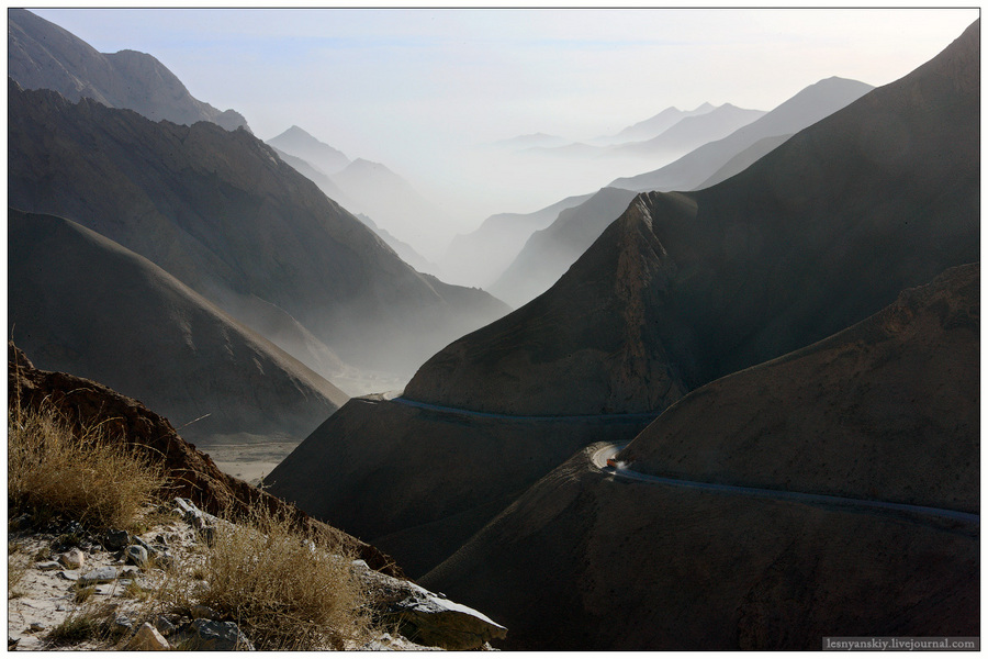 Passes, passes | mountains, road, mist