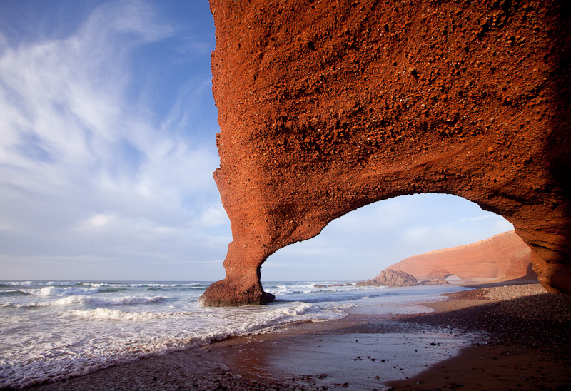 Natural stone arch | sea, beach, stone, cliff
