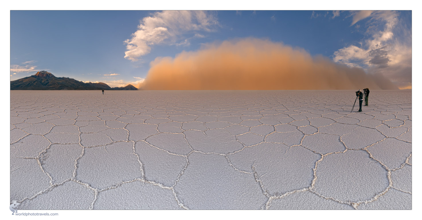 Desert of salt | desert, salt, cliff, sky