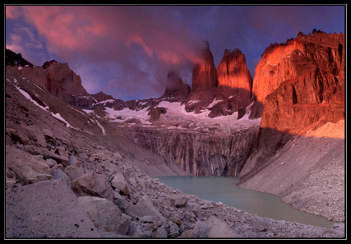 Chili is on fire | Chili, mountain lake, mountain, rocks