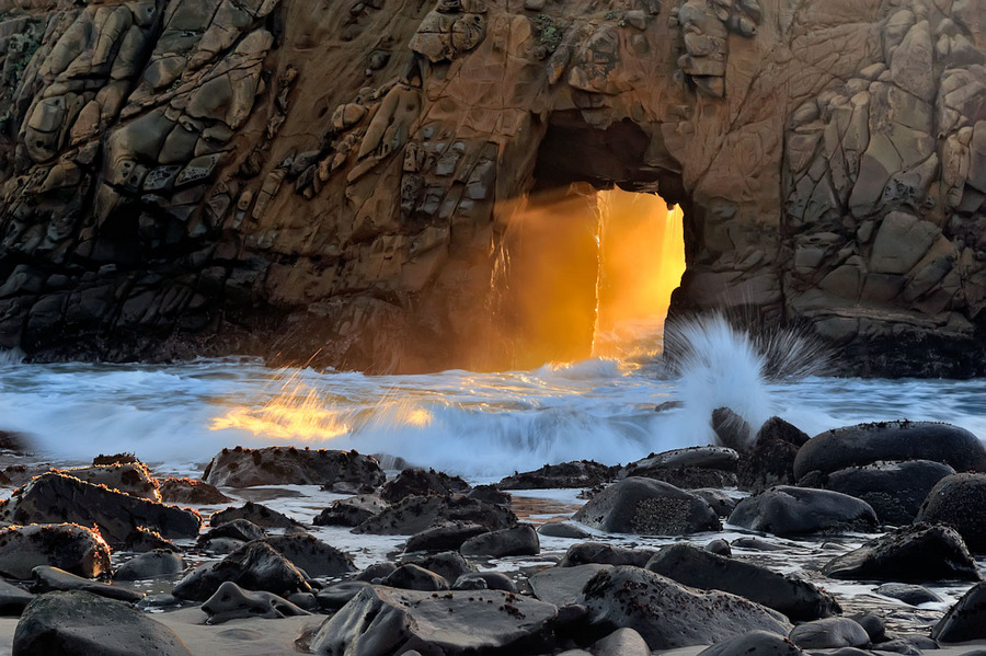 Abandon hope all ye who enter here | cliff, cave, sea, rock