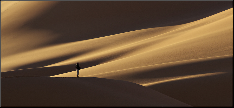 Enjoy your last minutes... | man, sand, desert, shades