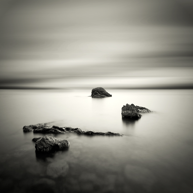 Black and white and stones | black and white, stone, water, grey