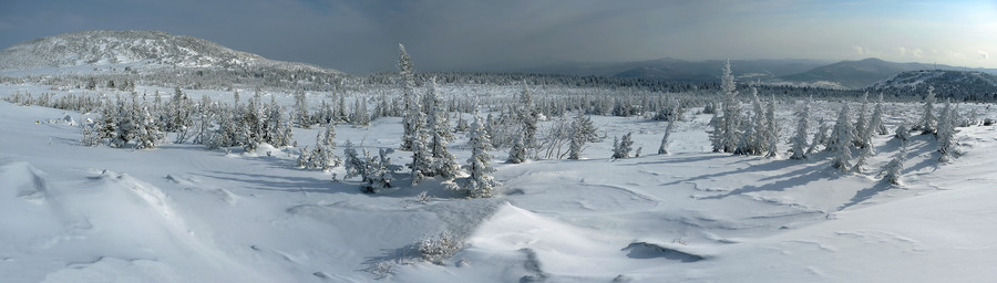 Frosen land | frost, snow, ice, sky