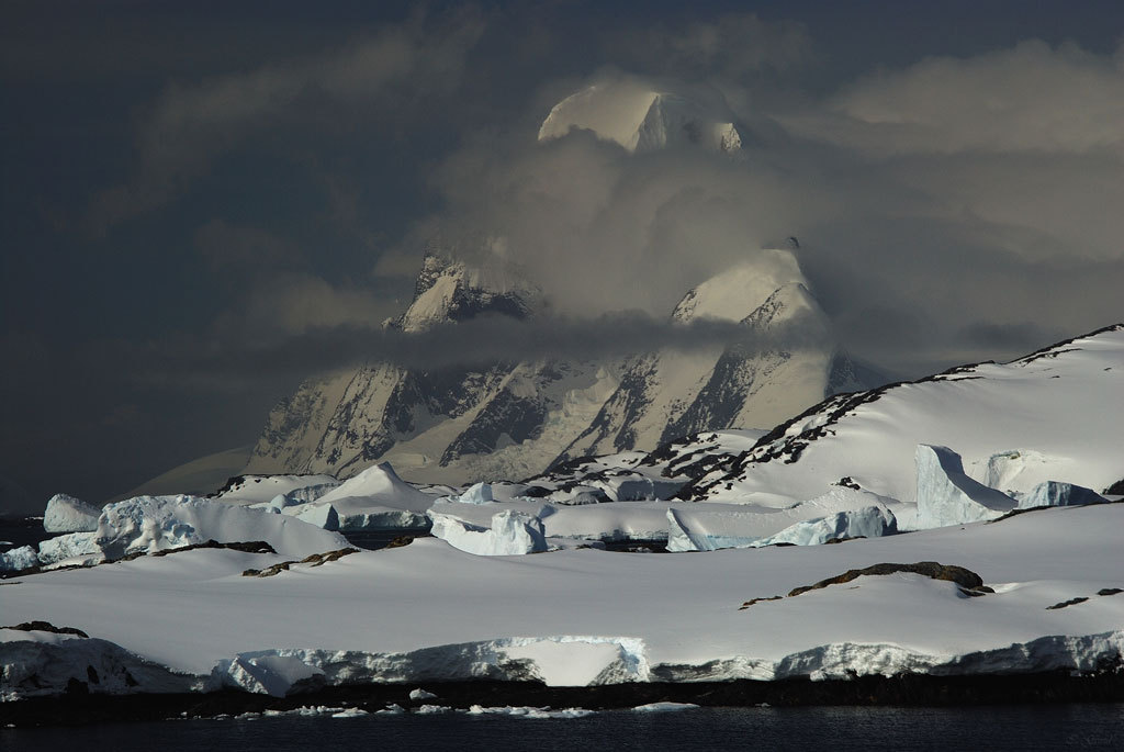 Sights of Antarctica | antarctica, fog, sea, snow
