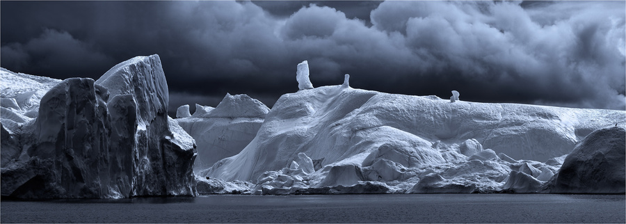 Greenland | black and white, greenland, ice, ice cellar