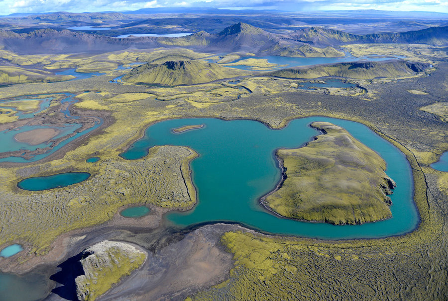 Patterns of Iceland | iceland, lakes, island, hill