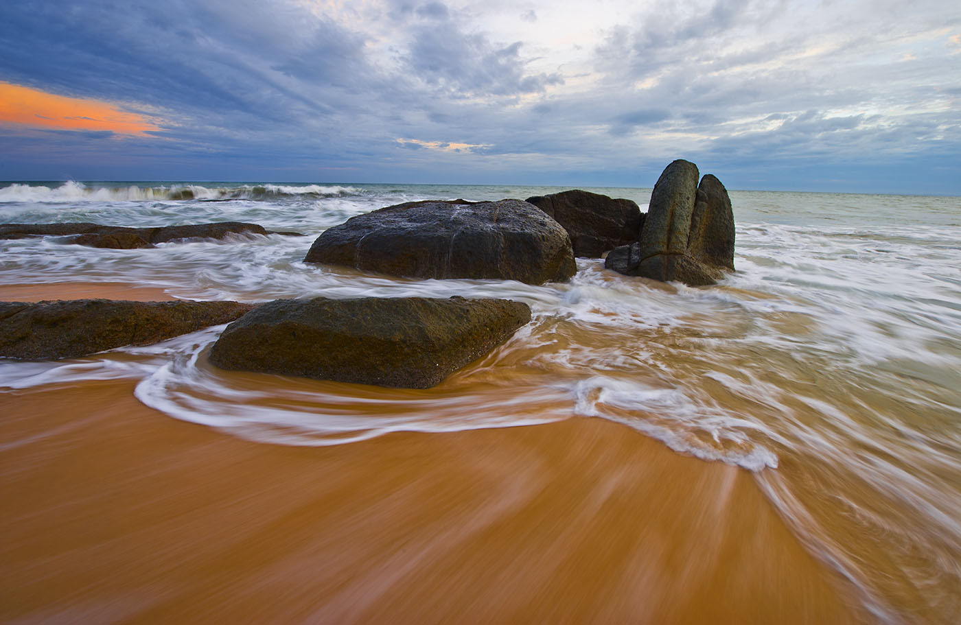 Low tide | low tide, rocks, shore, beach