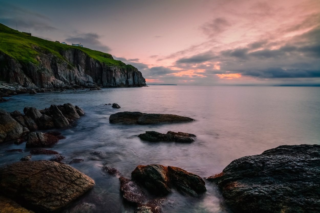 Cliff at the sunrise | sunrise, cliff, sea, rock