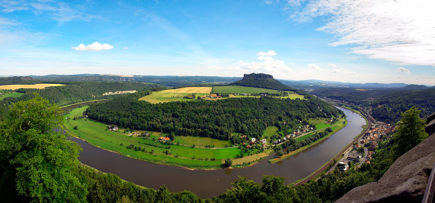 Countryside | artificial island, skyline, river, summer